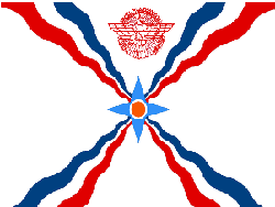 Assyrian flag, standard, 400k size