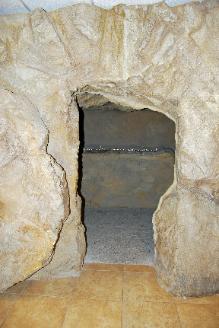 Mar Petors Assyrian Church, candle cave door, Glendale, Arizona USA
