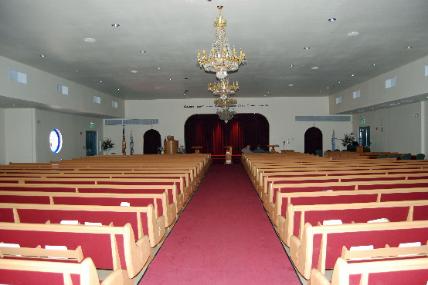 Mar Petors Assyrian Church, sanctuary center back, Glendale, Arizona USA