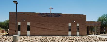 Mar Petors Assyrian Church, back view, Glendale, Arizona USA
